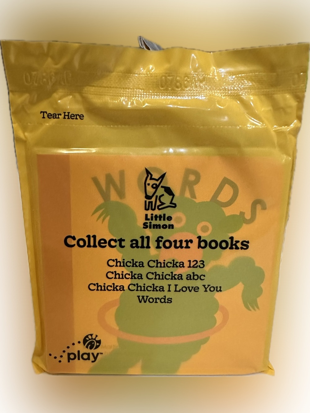 2026 LITTLE SIMON WORDS MICRO MINI BOARD BOOK COLLECTIBLE CHICK FIL A KID MEAL